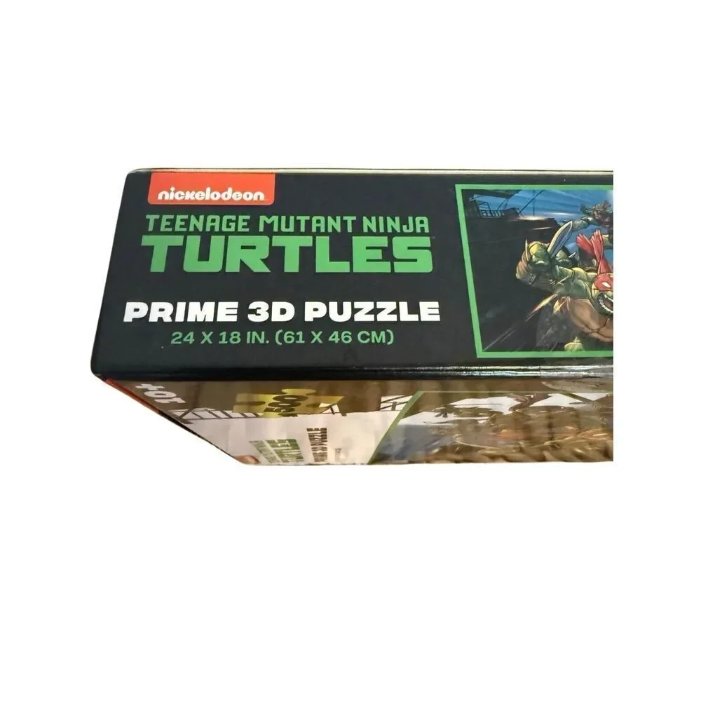 Brand New Nickelodeon Prime 3D Puzzle Teenage Mutant Ninja Turtles 500 Piece